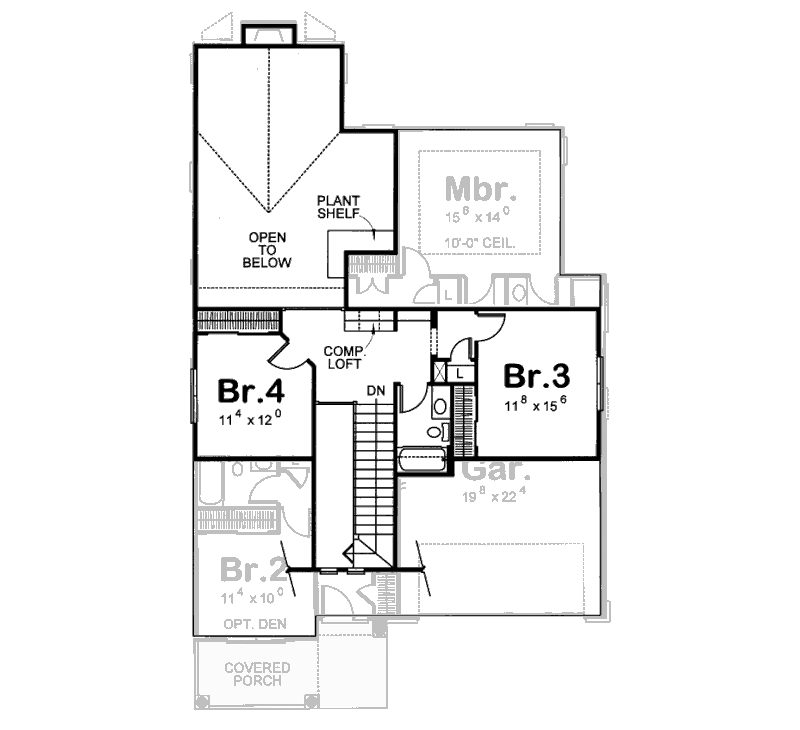 Chauncey Craftsman Home Plan 026D1226 House Plans and More