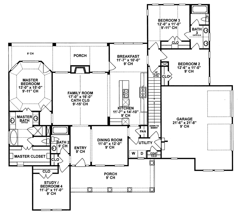 Gleneagles Country French Home Plan 026D-1330 - Search House Plans and More