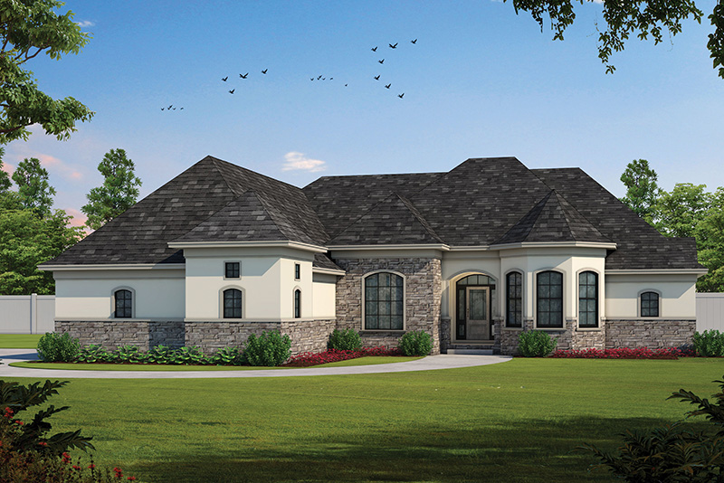 Hubbard European Ranch Home Plan 026D-1359 | House Plans and More