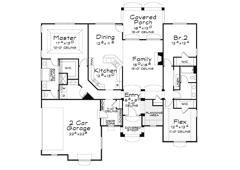 Hawk Pointe Craftsman Home Plan 026D-1681 - Search House Plans and More