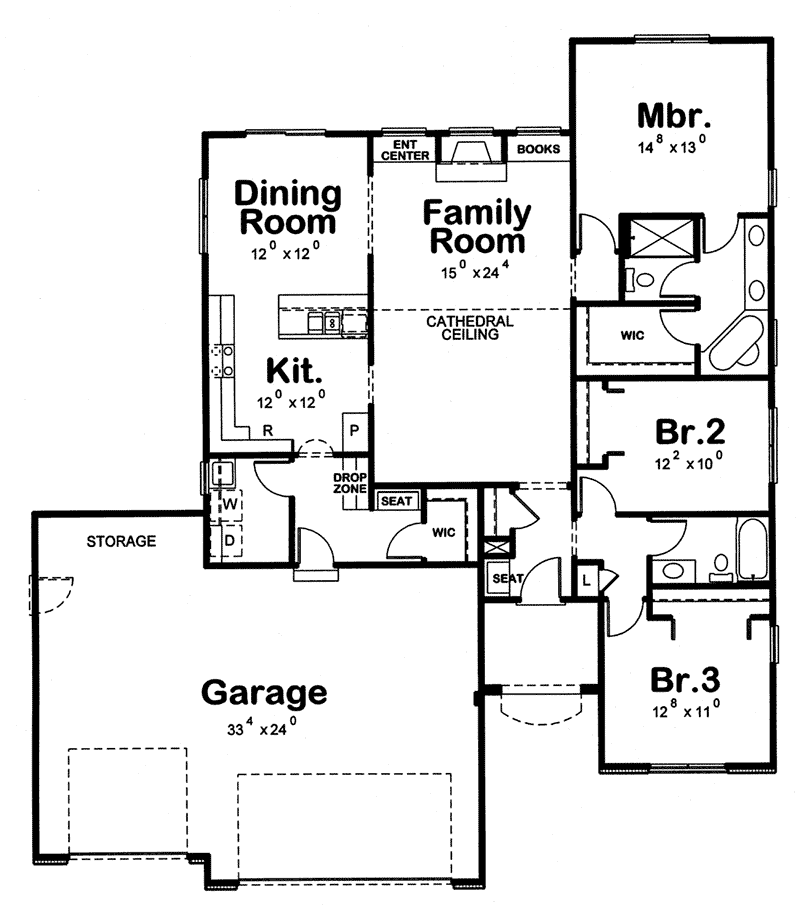 Clarence Creek Ranch Home Plan 026d 1735 House Plans And More