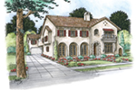 Italian House Plan Front of House 026D-1852