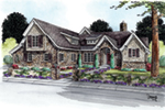 Shingle House Plan Front of House 026D-1855