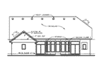 Country House Plan Rear Elevation - Dornewood Rustic Prairie Home 026D-1885 - Search House Plans and More