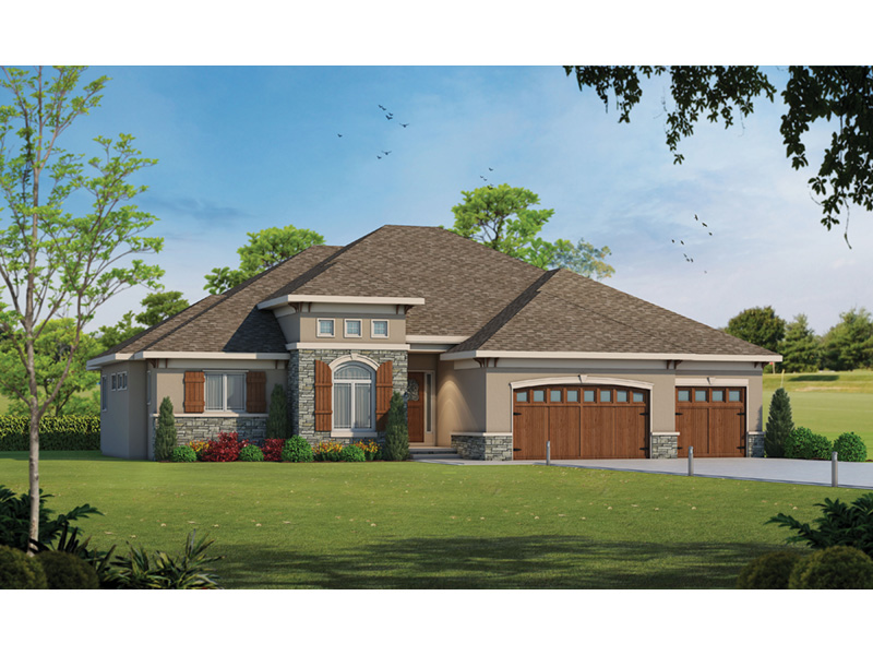 Ranch House Plan Front Photo 01 - Jessica Creek Prairie Home 026D-1894 - Search House Plans and More