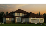 Country French House Plan Front of House 026D-1896