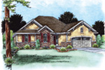Country House Plan Front Image - Crows Creek Ranch Home 026D-1910 - Search House Plans and More