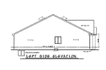 European House Plan Left Elevation - Carsyn Traditional Ranch Home 026D-1937 - Search House Plans and More