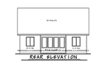 European House Plan Rear Elevation - Carsyn Traditional Ranch Home 026D-1937 - Search House Plans and More