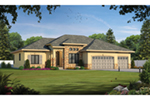 Mediterranean House Plan Front of House 026D-1998