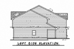 Multi-Family House Plan Left Elevation - Colbourne Springs Duplex 026D-2025 - Search House Plans and More