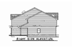Multi-Family House Plan Right Elevation - Colbourne Springs Duplex 026D-2025 - Search House Plans and More