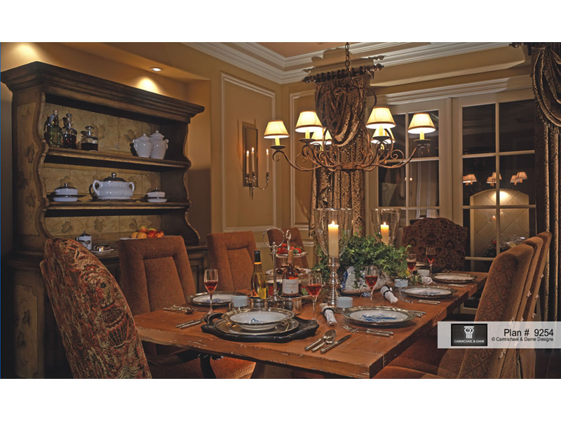 Traditional House Plan Dining Room Photo 01 - Monardo Tudor Style Home 026S-0018 | House Plans and More