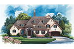 Traditional House Plan Front Image - Monardo Tudor Style Home 026S-0018 | House Plans and More