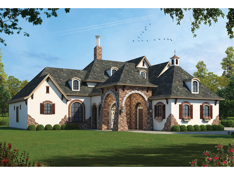 Traditional House Plan Front Photo 01 - Monardo Tudor Style Home 026S-0018 | House Plans and More