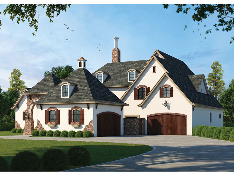 Traditional House Plan Front Photo 02 - Monardo Tudor Style Home 026S-0018 | House Plans and More
