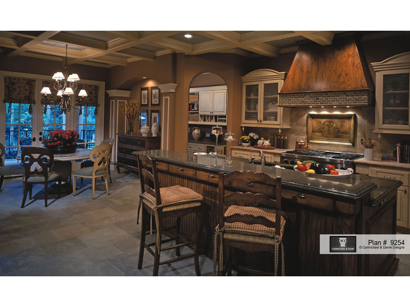 Traditional House Plan Kitchen Photo 01 - Monardo Tudor Style Home 026S-0018 | House Plans and More