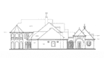 Traditional House Plan Left Elevation - Monardo Tudor Style Home 026S-0018 | House Plans and More