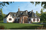 Traditional House Plan Side View Photo - Monardo Tudor Style Home 026S-0018 | House Plans and More