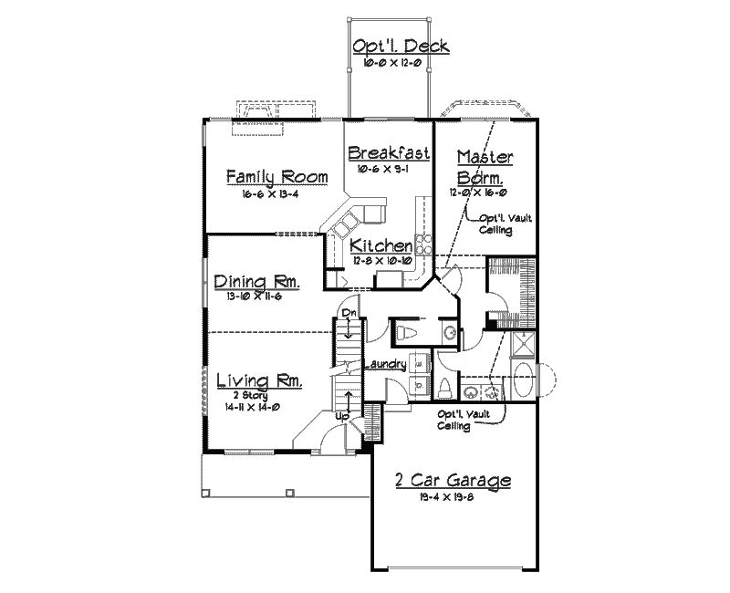 Bryan Traditional Ranch Home Plan 027d-0016 - Search House Plans And More