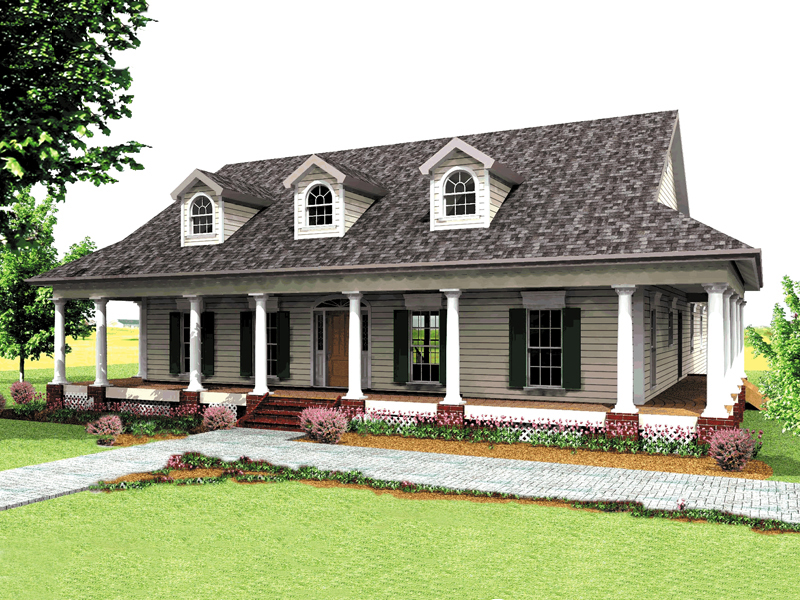 Buckfield Country-Style House Plans | Country Home Designs