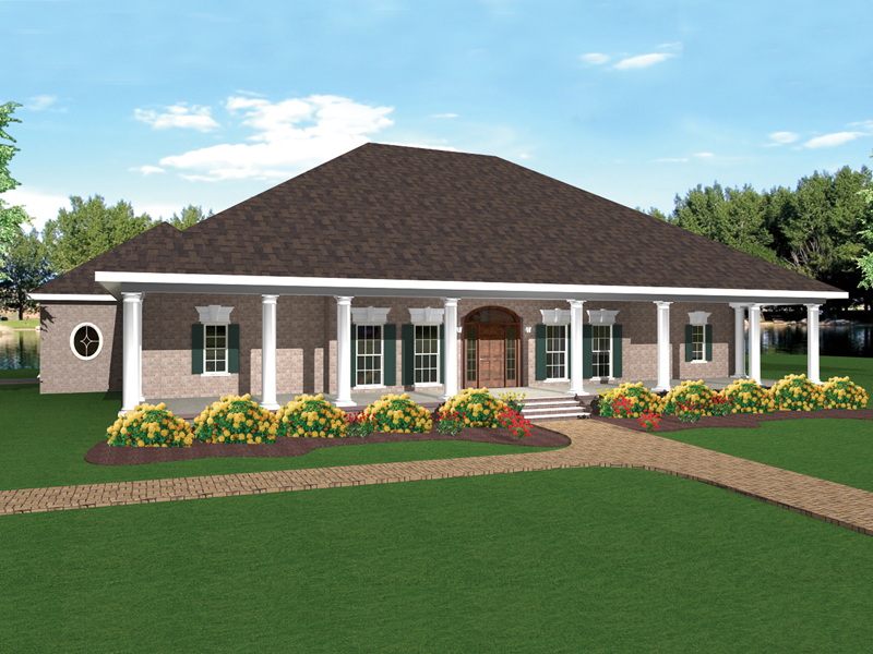 Prairie Grove Plantation Home Plan 028D-0021 - Shop House Plans and More