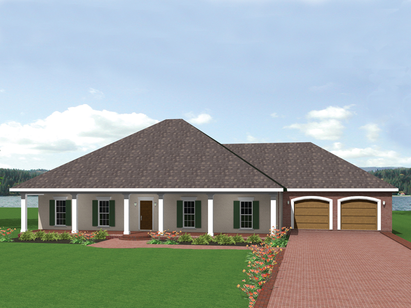 Gretta European Ranch Home Plan 028D-0045 - Search House Plans and More