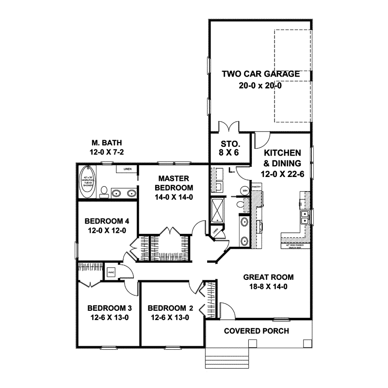 Indian Mills Ranch Home Plan 028d-0082 - Search House Plans And More