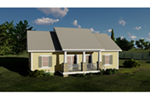 Arts & Crafts House Plan Front of House 028D-0092