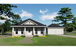 Cabin & Cottage House Plan Front of House 028D-0094