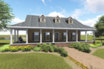 Lowcountry House Plan Front of House 028D-0095