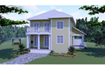 Florida House Plan Front of House 028D-0102