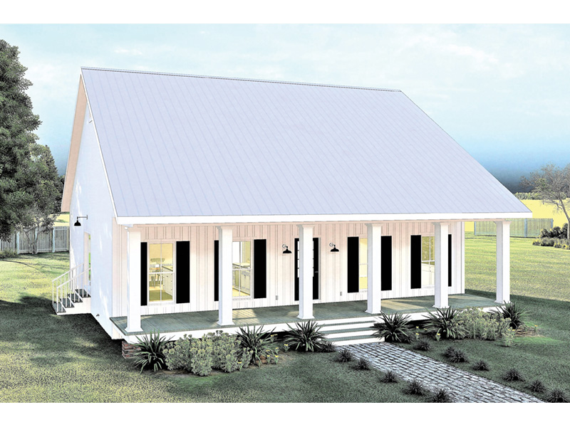 Cabin & Cottage House Plan Front Photo 02 - Reegan Modern Farmhouse 028D-0103 - Shop House Plans and More