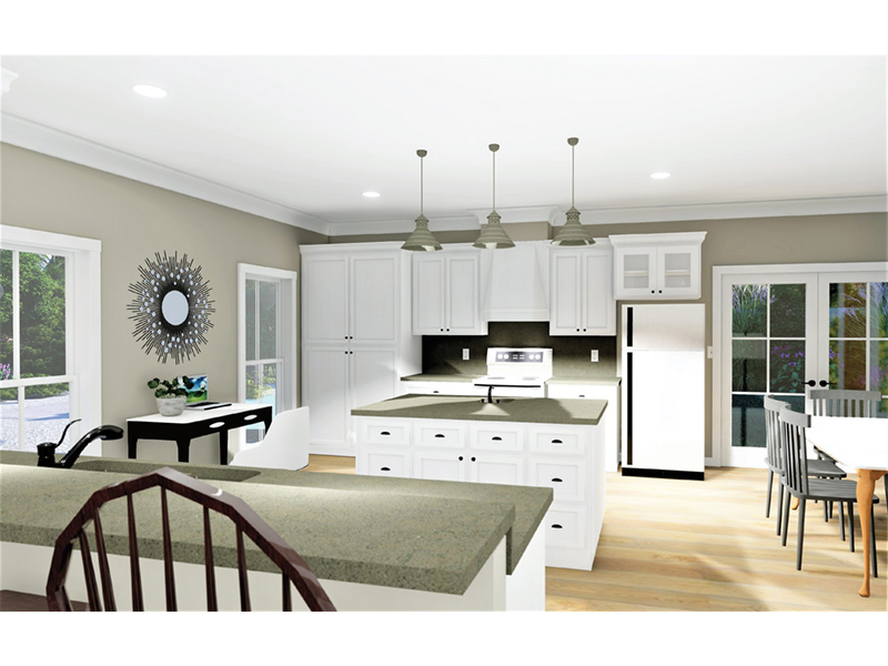 Cabin & Cottage House Plan Kitchen Photo 02 - Reegan Modern Farmhouse 028D-0103 - Shop House Plans and More