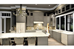 Arts & Crafts House Plan Kitchen Photo 01 - Moreau Modern Farmhouse 028D-0104 - Shop House Plans and More