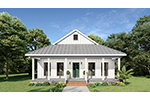 Acadian House Plan Front of House 028D-0108