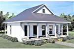 Bungalow House Plan Front Photo 01 - Miller Lane Modern Farmhouse 028D-0108 - Shop House Plans and More