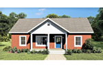 Ranch House Plan Front of House 028D-0111