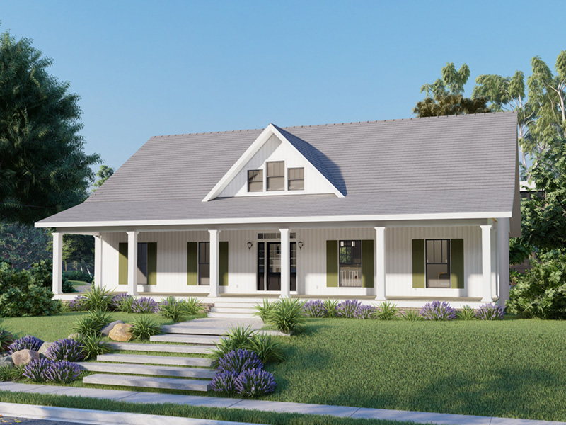 Modern Farmhouse Plan Front Photo 01 - Egan Farm Modern Farmhouse 028D-0112 - Search House Plans and More