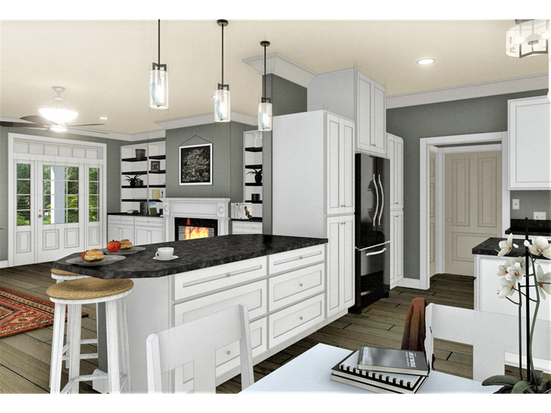 Modern Farmhouse Plan Kitchen Photo 03 - Egan Farm Modern Farmhouse 028D-0112 - Search House Plans and More