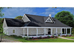 Ranch House Plan Front Photo 01 - 028D-0114 - Shop House Plans and More