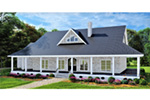Ranch House Plan Front Photo 02 - 028D-0114 - Shop House Plans and More
