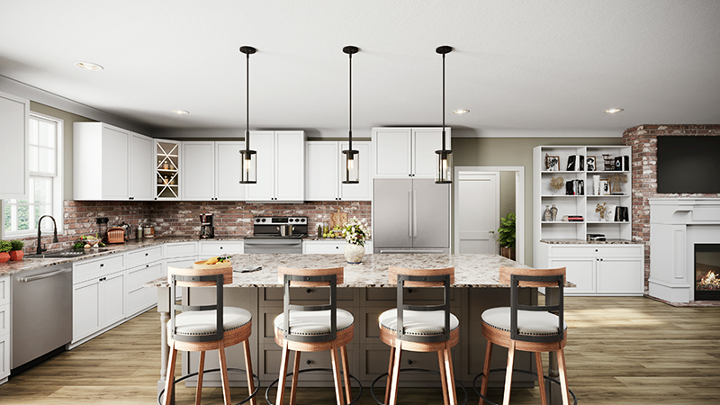 Ranch House Plan Kitchen Photo 01 - 028D-0114 - Shop House Plans and More
