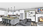 Ranch House Plan Kitchen Photo 04 - 028D-0114 - Shop House Plans and More