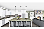 Ranch House Plan Kitchen Photo 05 - 028D-0114 - Shop House Plans and More