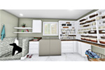 Ranch House Plan Laundry Room Photo - 028D-0114 - Shop House Plans and More