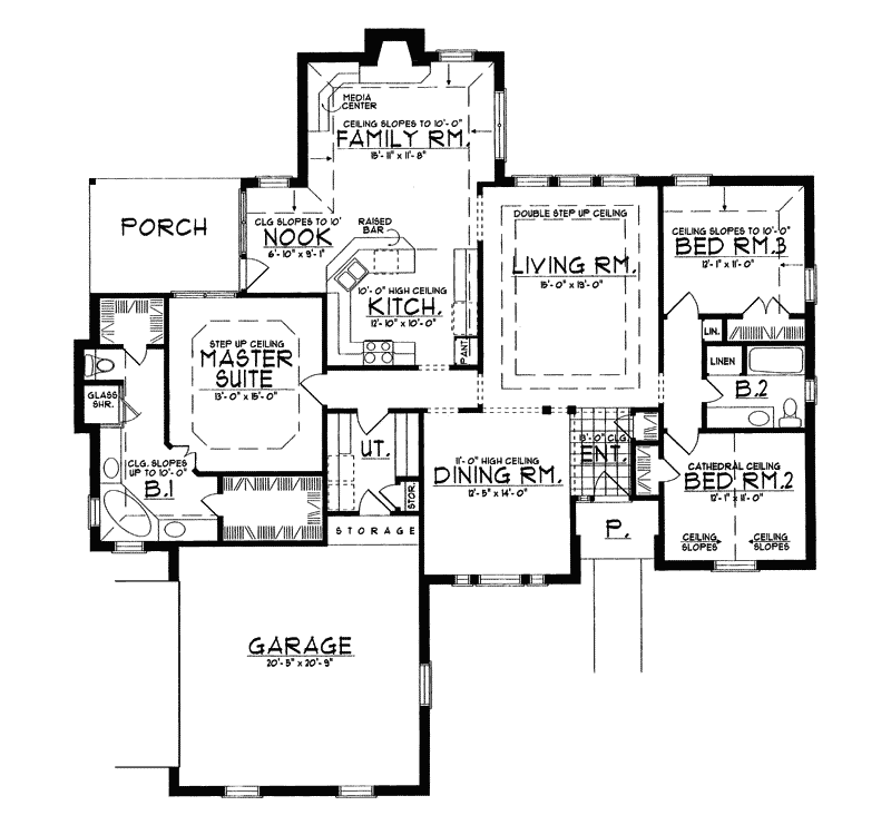 Levittown Traditional Home Plan 030D0007 House Plans