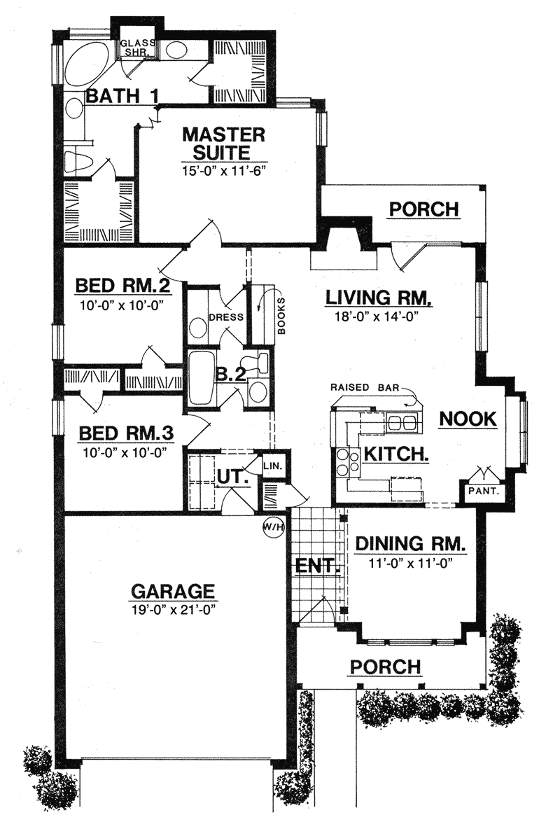 Mickelson Narrow Lot Home Plan 030D 0026 House Plans and 