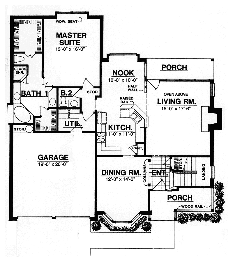 Secaucus Traditional Home Plan 030D0059 House Plans and More