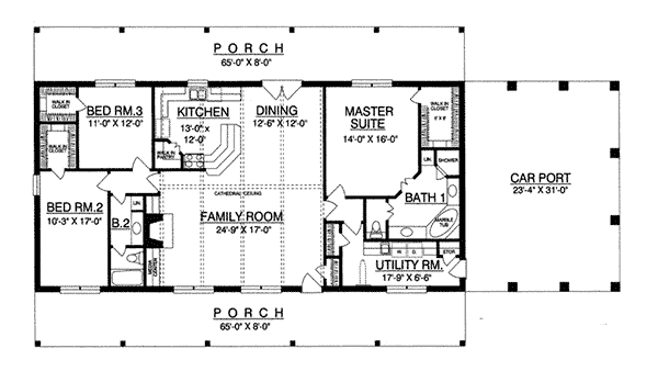 Valhalla Berm Home Plan 030D0151 House Plans and More